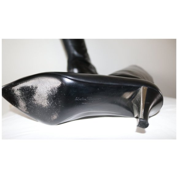 //Host Pick// Salvatore Ferragamo Gancini Knee-High Boots - Picture 9 of 9